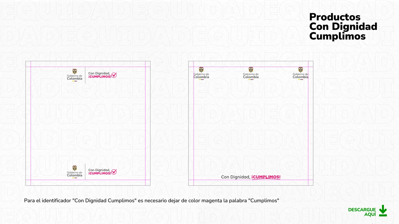 Formatos gráficos informativos y de rendimiento de cuentas.
